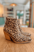  TARA | LEOPARD BLOCK HEEL BOOTS Bennet & Stone London