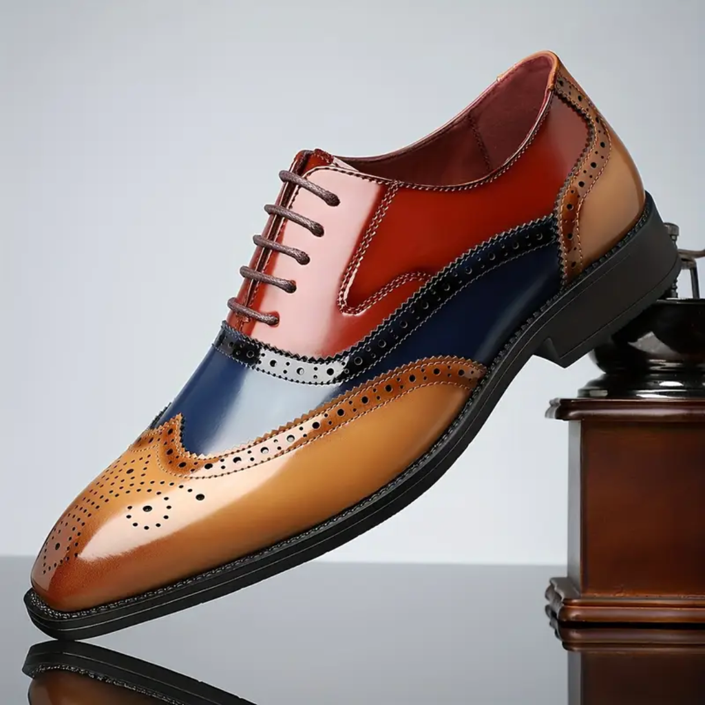 EDMUND | COLOURBLOCK ORTHOPAEDIC BROGUES Bennet & Stone London