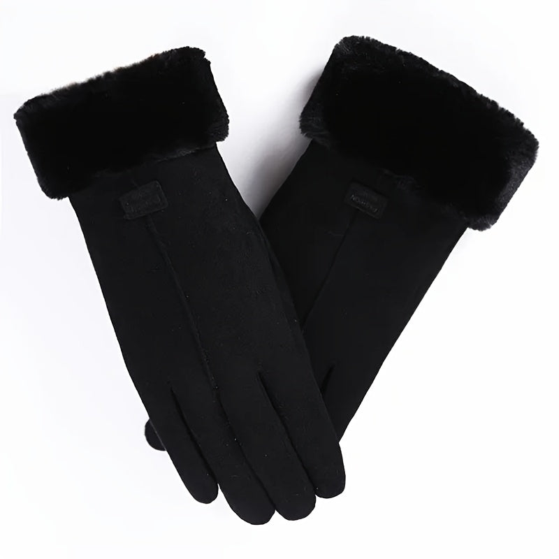 PRISCILLA | FUR-LINED WINTER GLOVES Bennet & Stone London