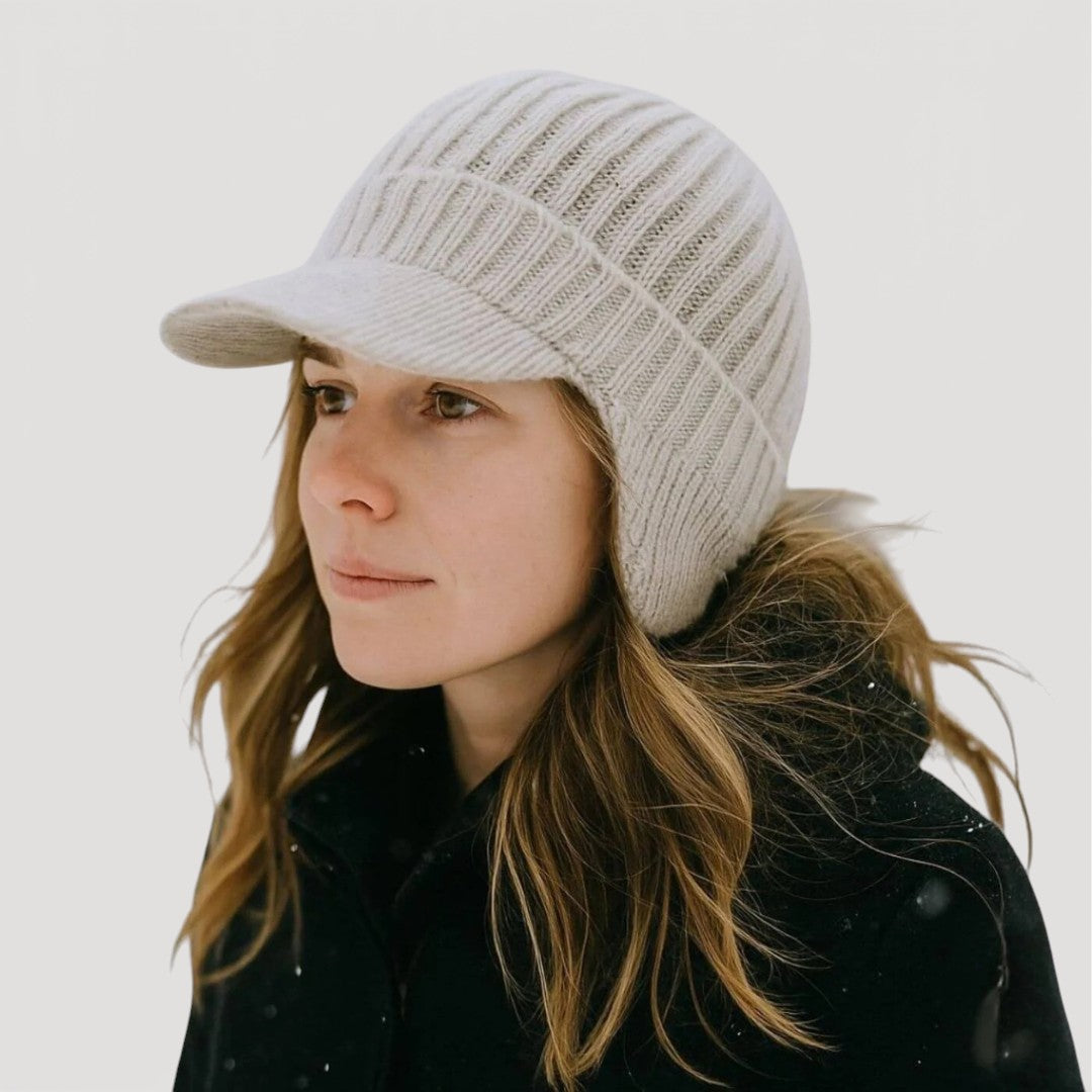 ANTONIA | KNIT EAR-FLAP CAP Bennet & Stone London