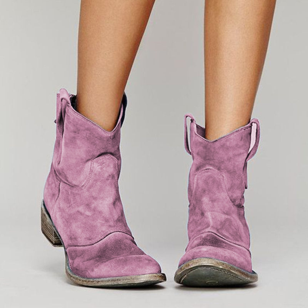 DELIA | COMFORT WIDE-HEEL BOOTS Bennet & Stone London