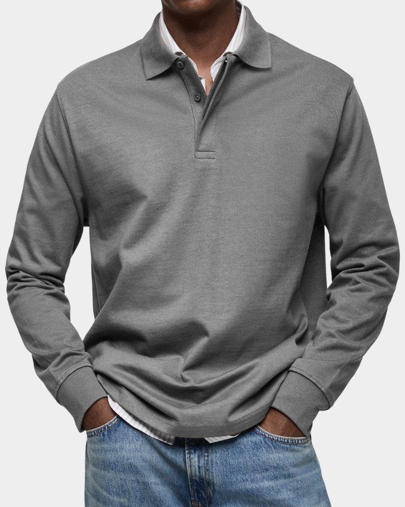 CHARLES | CLASSIC LONG-SLEEVE POLO Bennet & Stone London
