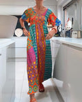 CORINNE | COLOURFUL BOHEMIAN DRESS Bennet & Stone London