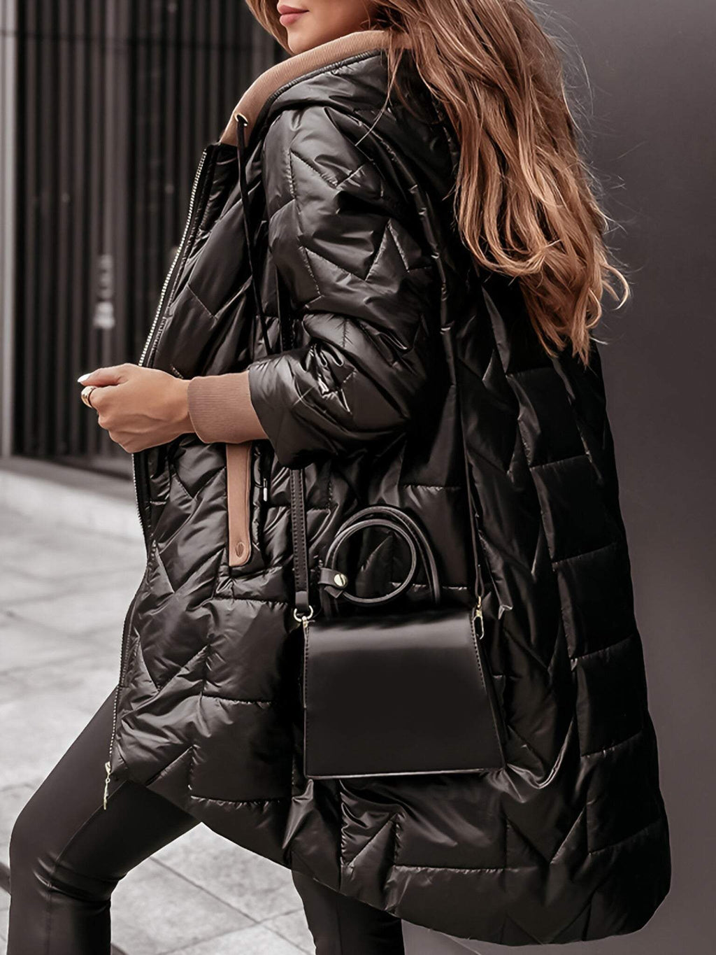 VICTORIA | QUILTED LONGLINE PUFFER COAT Bennet & Stone London