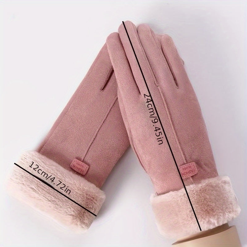 PRISCILLA | FUR-LINED WINTER GLOVES Bennet & Stone London