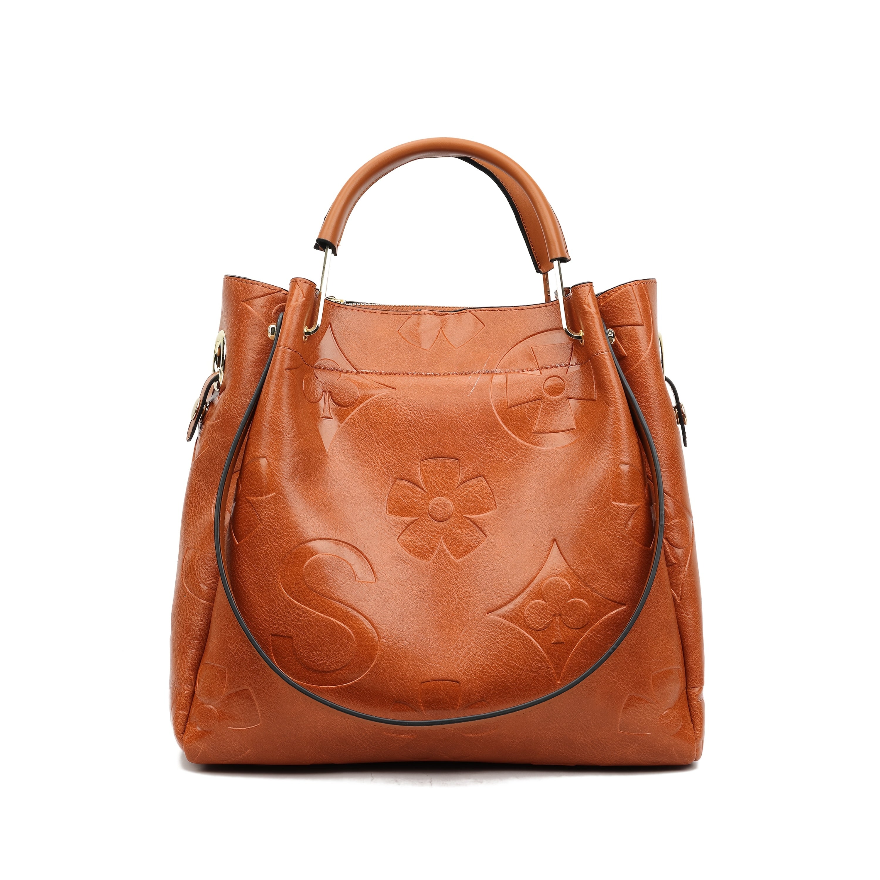 LUNA | FLORAL EMBOSSED HANDBAG SET Bennet & Stone London