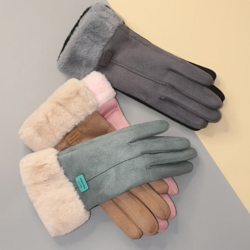 PRISCILLA | FUR-LINED WINTER GLOVES Bennet & Stone London