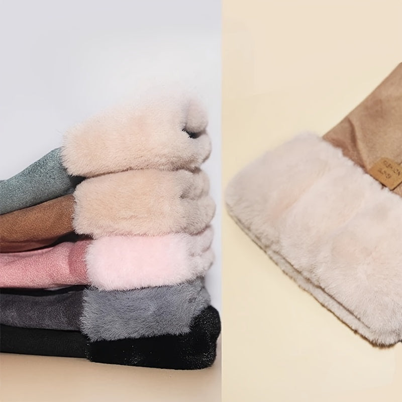 PRISCILLA | FUR-LINED WINTER GLOVES Bennet & Stone London