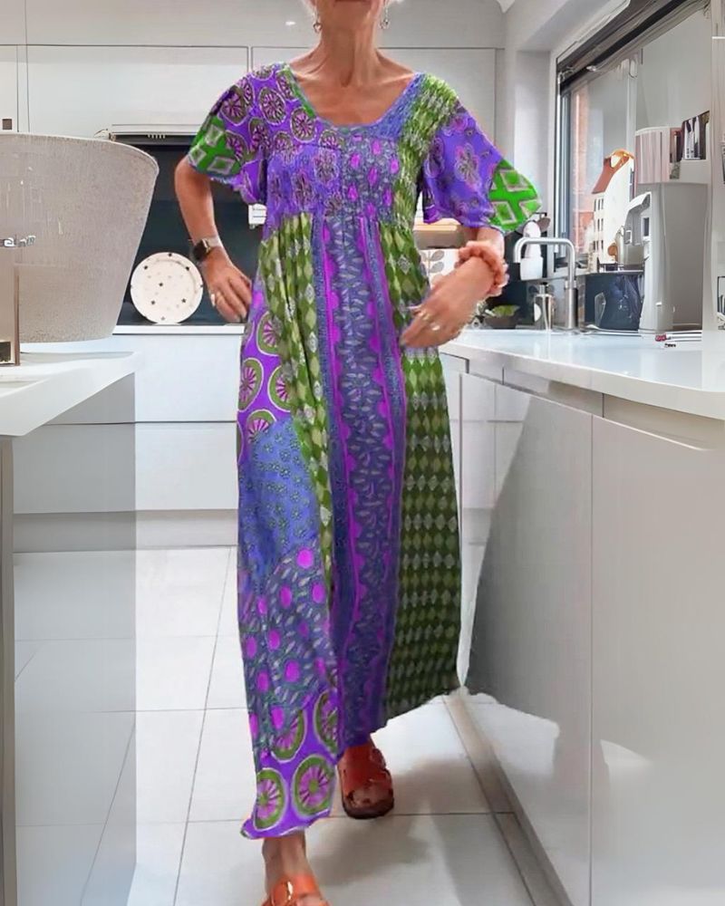 CORINNE | COLOURFUL BOHEMIAN DRESS Bennet & Stone London