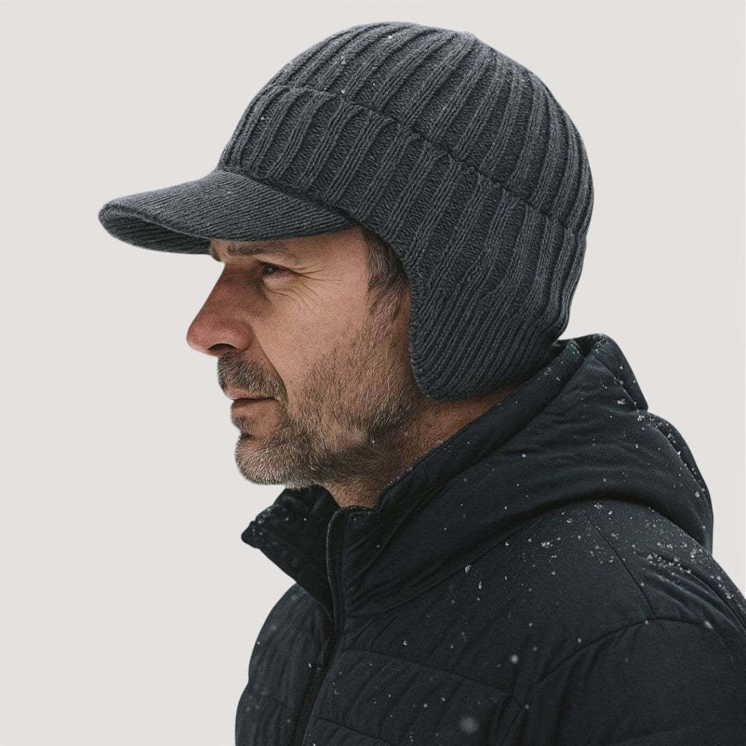 ANTONIA | KNIT EAR-FLAP CAP Bennet & Stone London