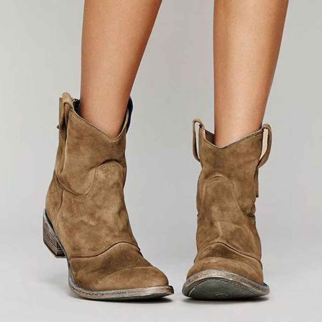 DELIA | COMFORT WIDE-HEEL BOOTS Bennet & Stone London