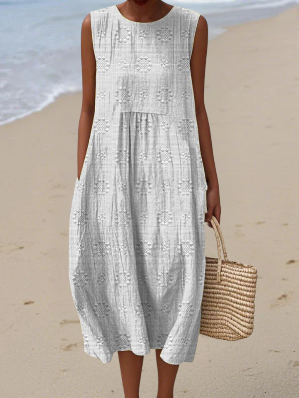 ROSE | EMBROIDERED MIDI DRESS Bennet & Stone London