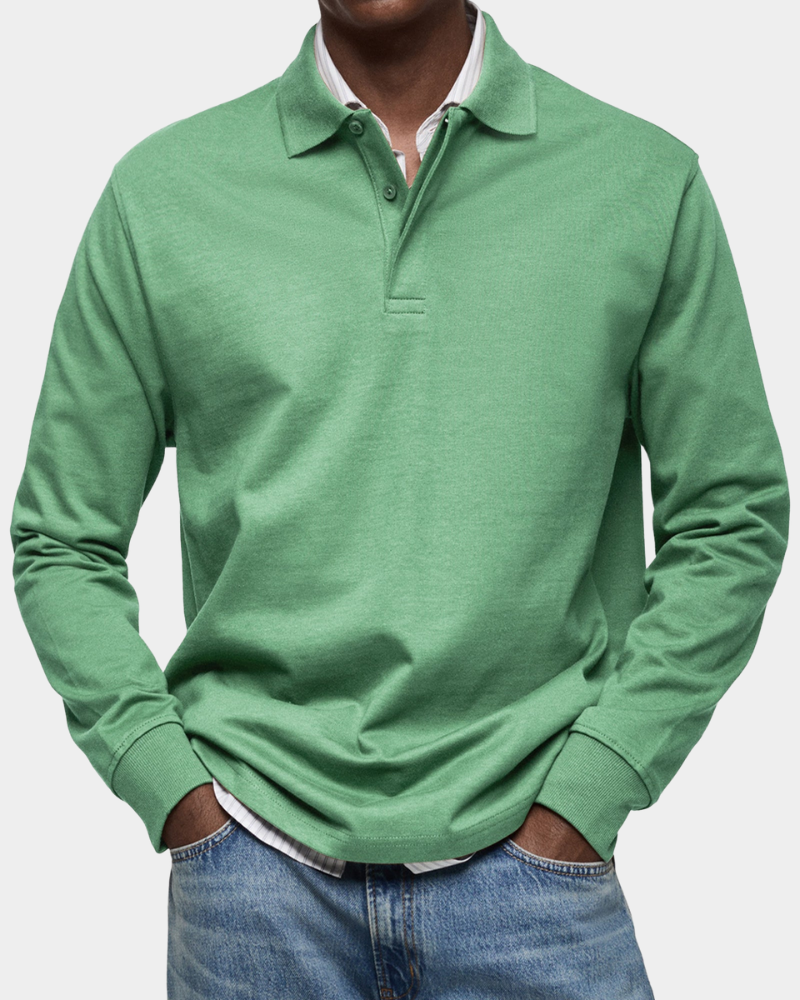 CHARLES | CLASSIC LONG-SLEEVE POLO Bennet & Stone London