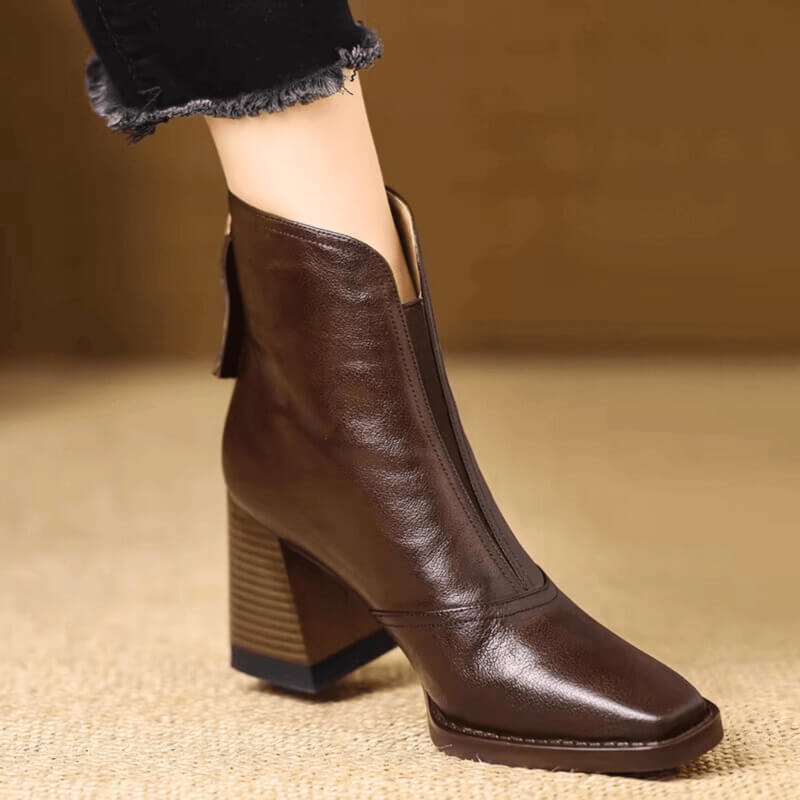 VIVIEN | ELEGANT HEELED ANKLE BOOTS Bennet & Stone London