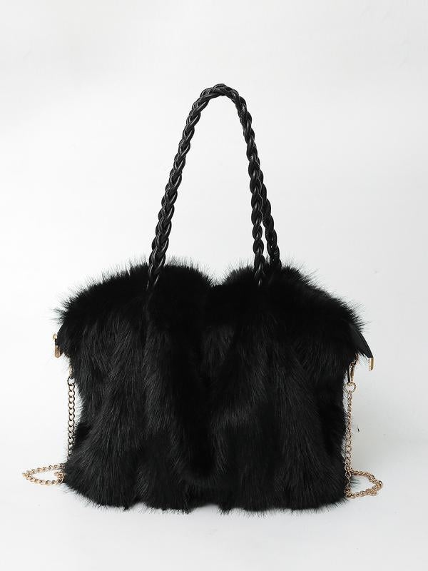 MADELEINE | PLUSH VELVET SHOULDER TOTE Bennet & Stone London