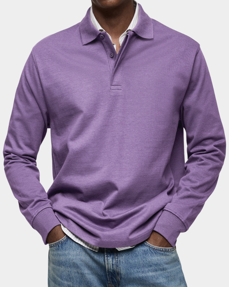 CHARLES | CLASSIC LONG-SLEEVE POLO Bennet & Stone London