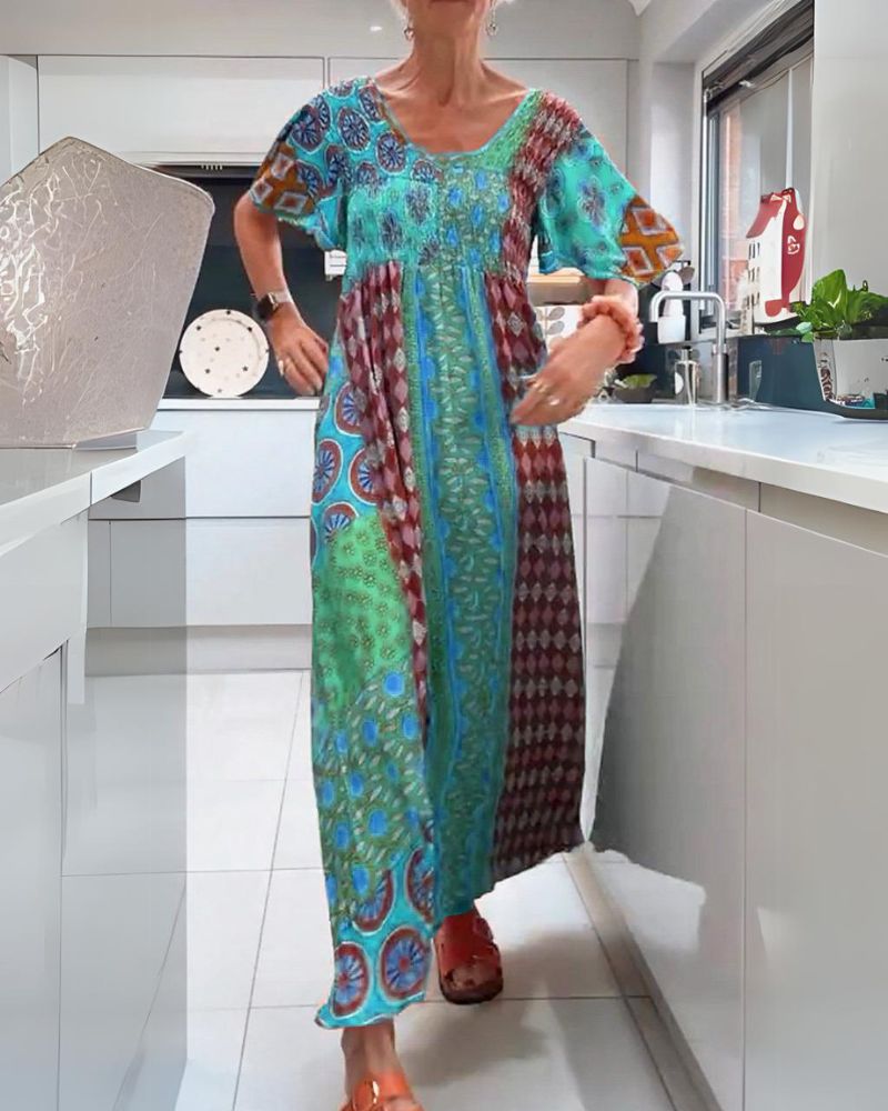 CORINNE | COLOURFUL BOHEMIAN DRESS Bennet & Stone London