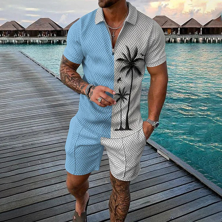 NICO | KOKOSPALMEN POLOSHIRT- & SHORTS-SET Bennet & Stone London
