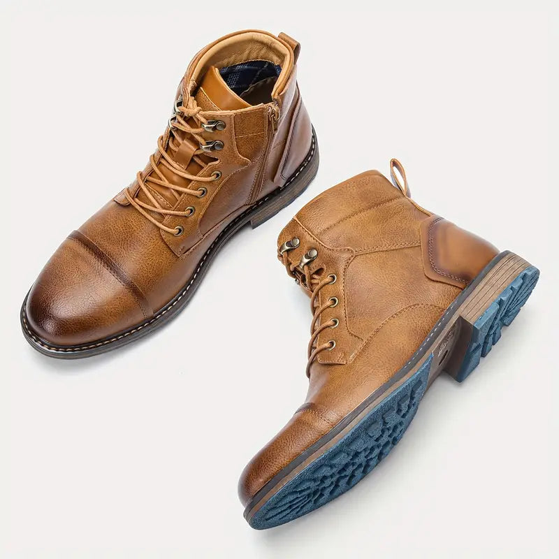 HARVEY | STYLISH COMBAT BOOTS Bennet & Stone London