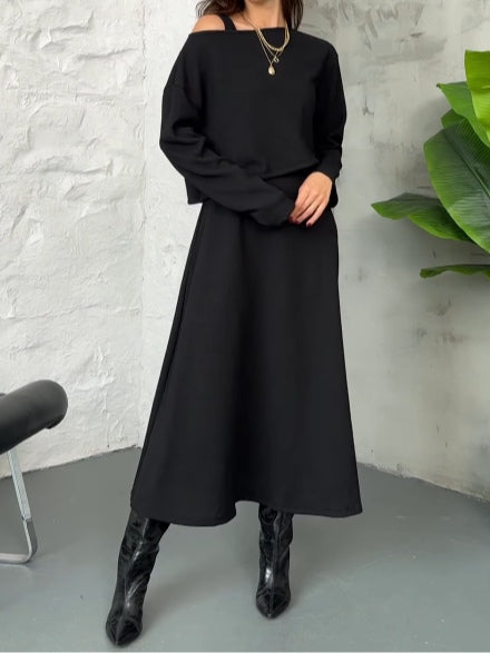 BETHANY | TWO-PIECE SET SWEATER AND DRESS Bennet & Stone London