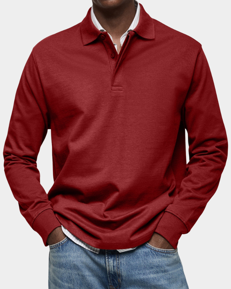 CHARLES | CLASSIC LONG-SLEEVE POLO Bennet & Stone London