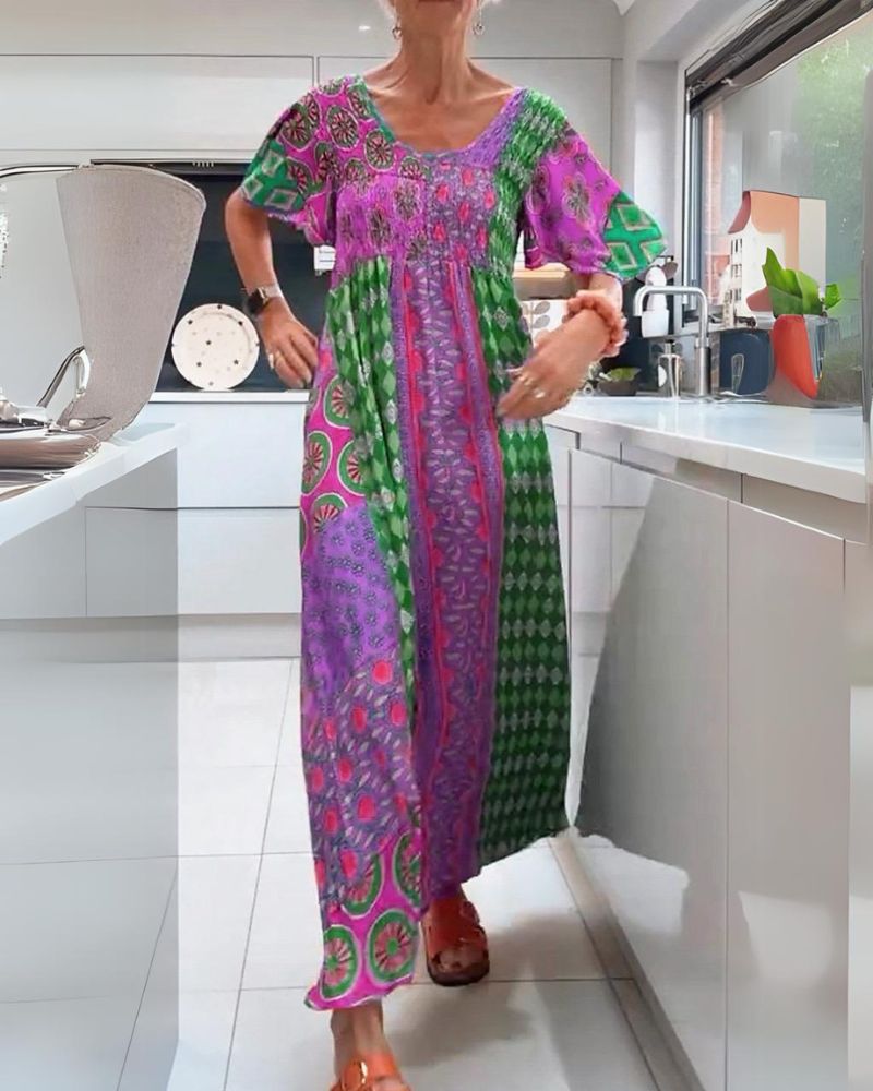 CORINNE | COLOURFUL BOHEMIAN DRESS Bennet & Stone London