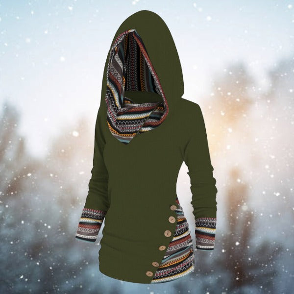FLORENCE | TRIBAL HOODED PULLOVER Bennet & Stone London