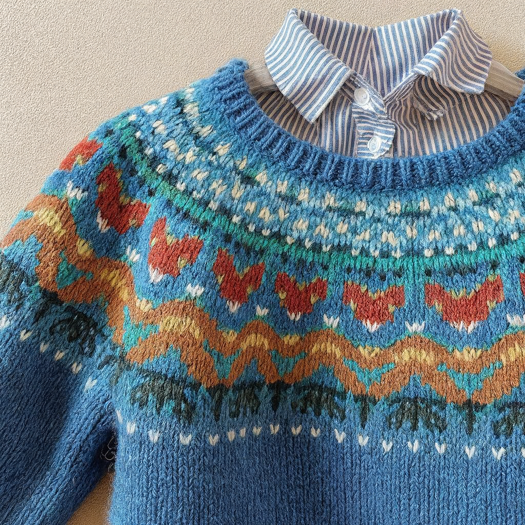 VELVO | CLASSIC VINTAGE KNIT SWEATER Bennet & Stone London