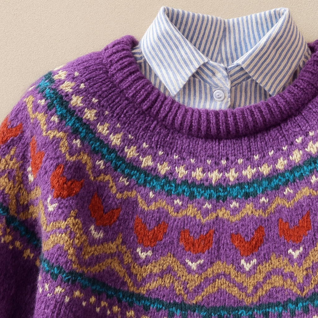SOLVA | CLASSIC VINTAGE KNIT SWEATER Bennet & Stone London