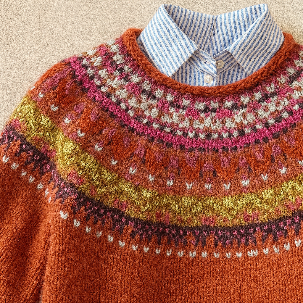 SIMONA | CHIC VINTAGE KNIT SWEATER Bennet & Stone London