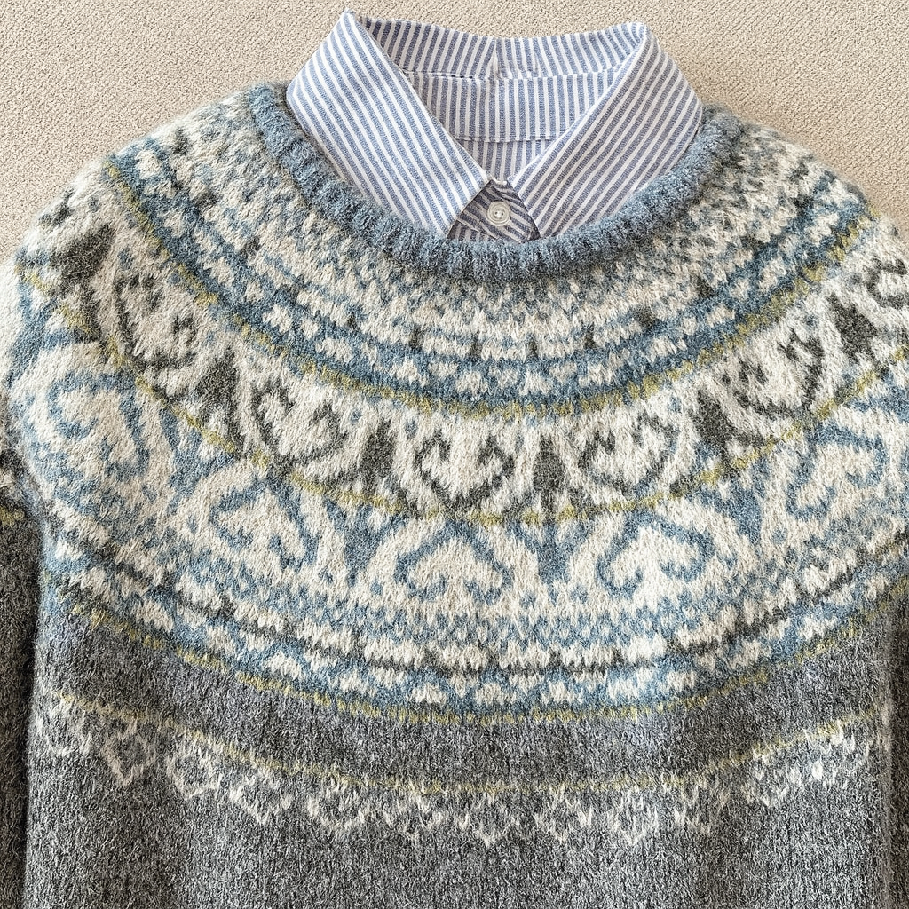 LUXE | CHIC VINTAGE KNIT SWEATER Bennet & Stone London