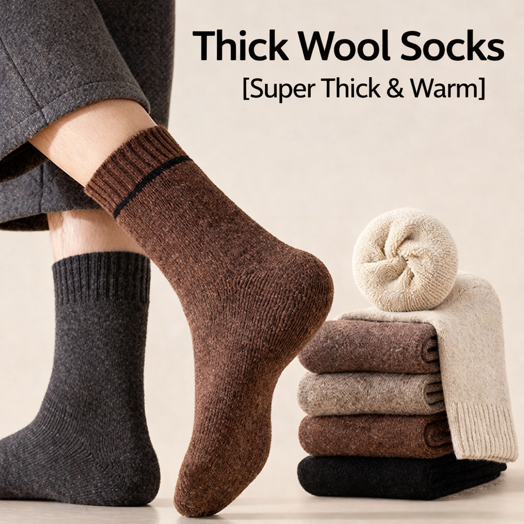THICK THERMAL WINTER SOCKS Bennet & Stone London
