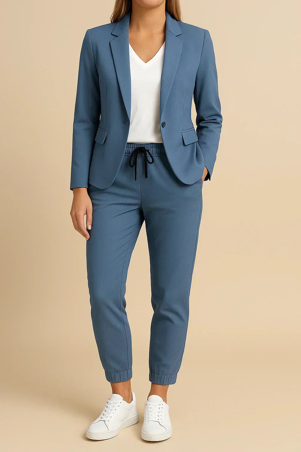 YVONNE | TAILORED BLAZER AND JOGGER SET Bennet & Stone London