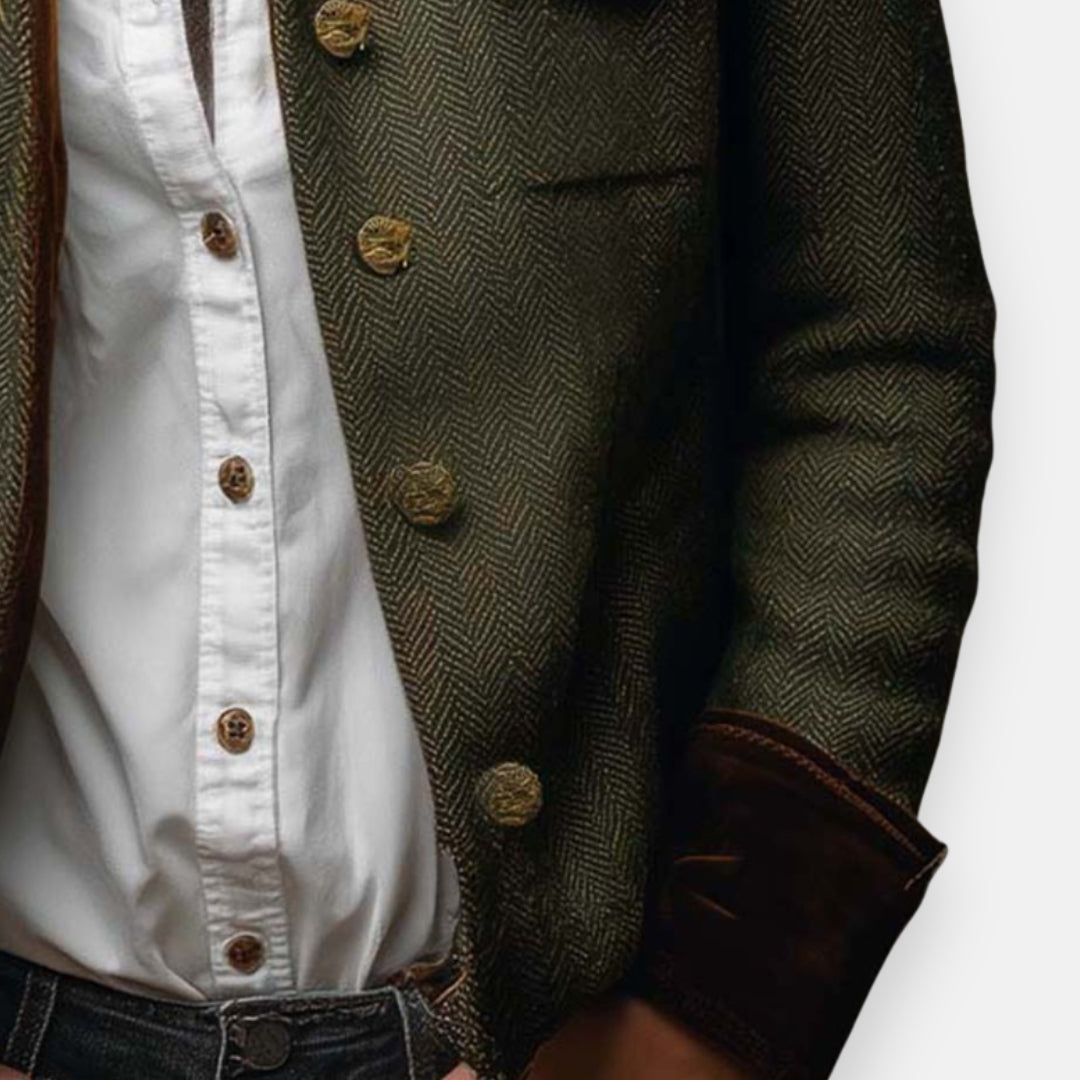 THEODORA | HERRINGBONE TWEED JACKET Bennet & Stone London
