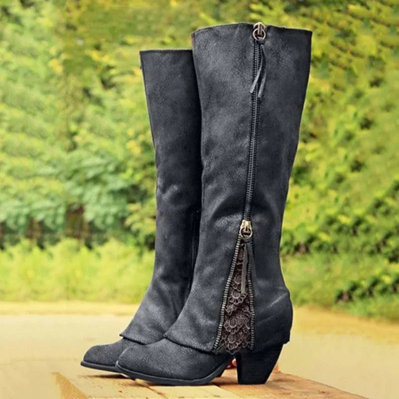  EVIE | FEMININE LACE WESTERN BOOTS Bennet & Stone London