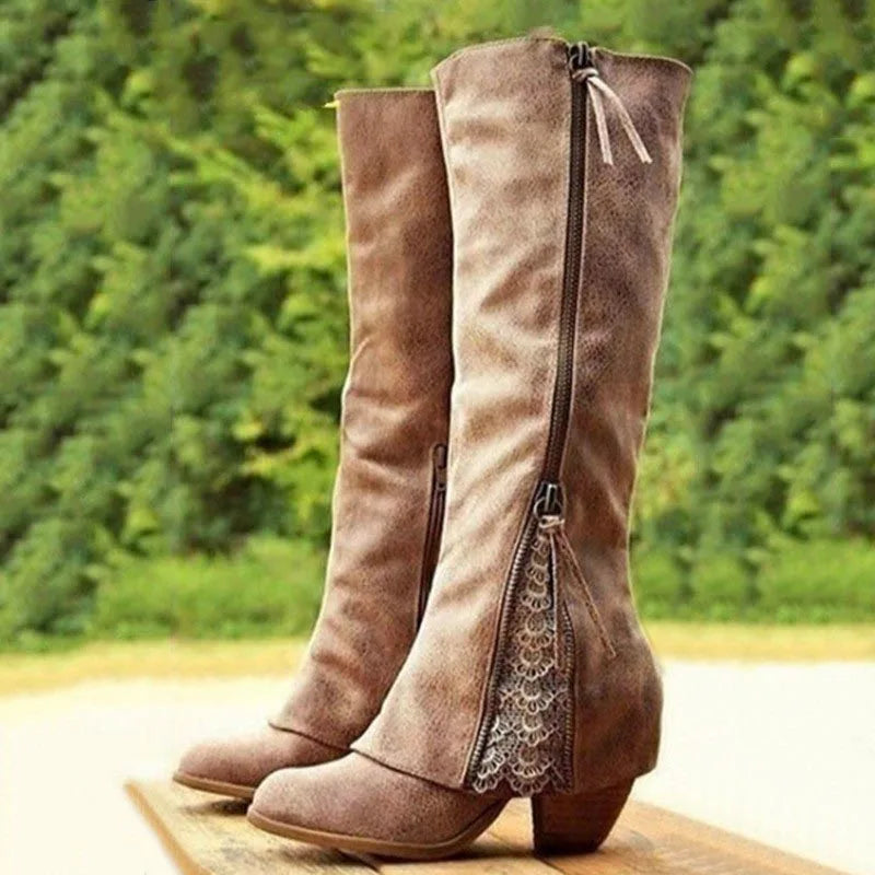  EVIE | FEMININE LACE WESTERN BOOTS Bennet & Stone London