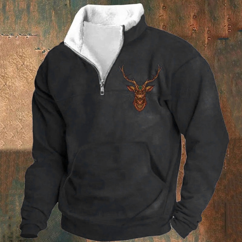 THOMAS | STAG PRINT JUMPER Bennet & Stone London