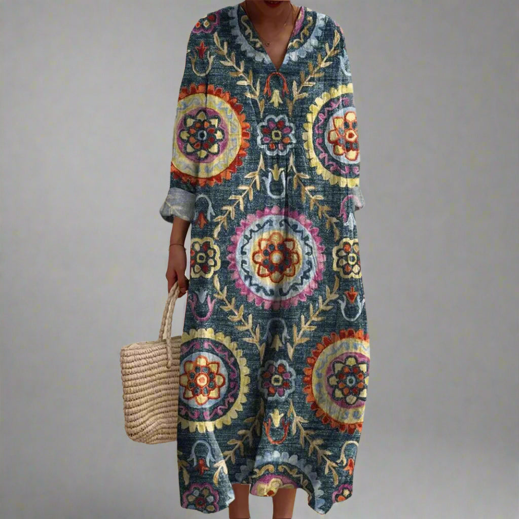 MATILDA | ELEGANT GEOMETRIC DRESS Bennet & Stone London