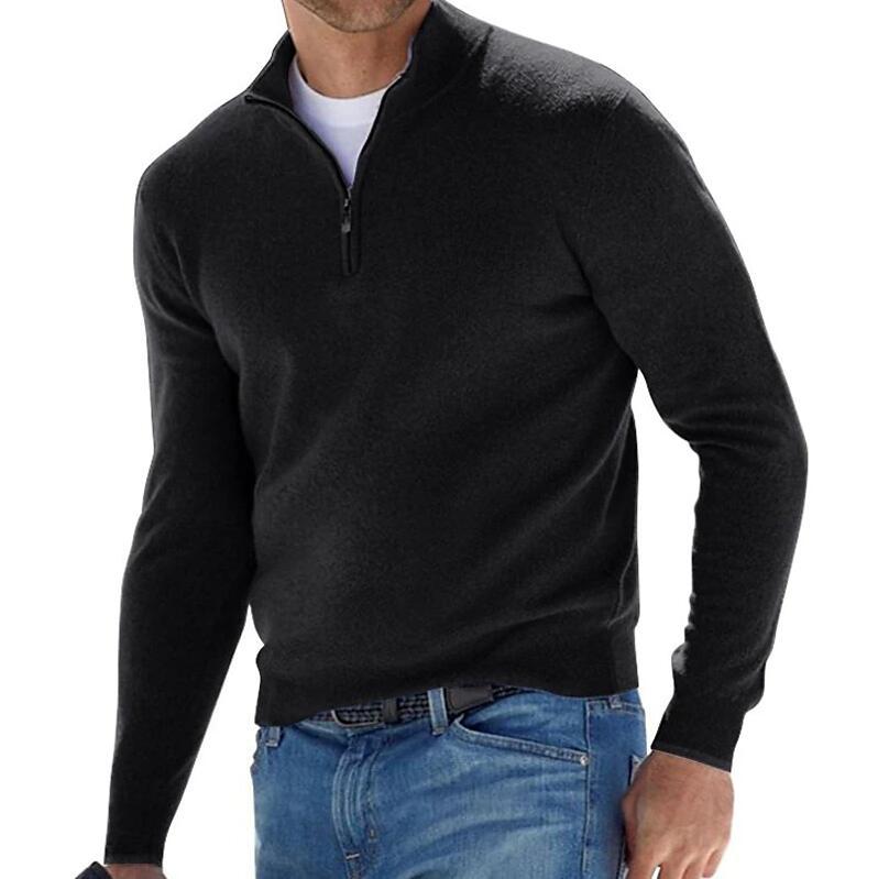 CALLUM | HALF-ZIP WINTER SWEATER Bennet & Stone London
