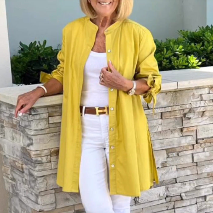 PRIMROSE | RELAXED FIT LONG-SLEEVE TUNIC BLOUSE Bennet & Stone London