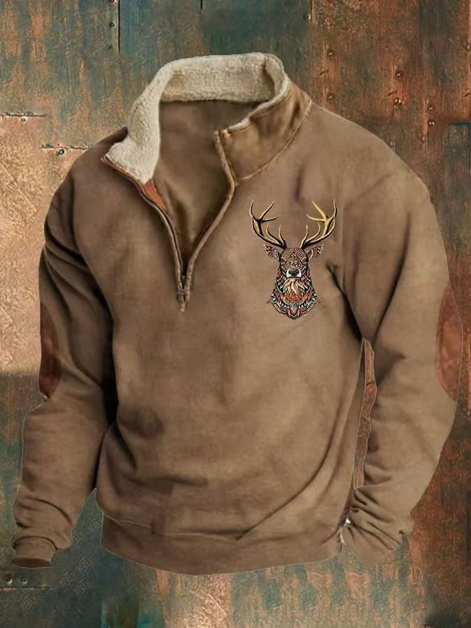 THOMAS | STAG PRINT JUMPER Bennet & Stone London