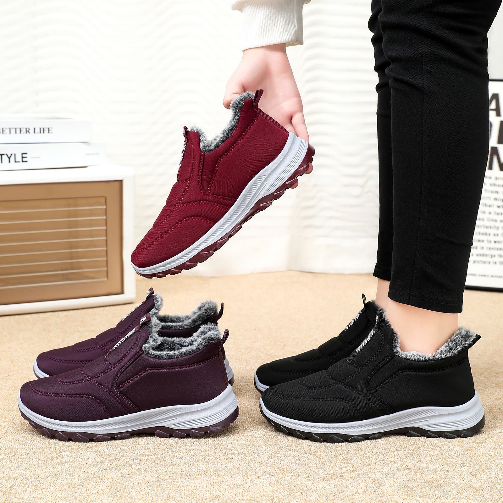 EVELYN | ANTI-SLIP WINTER SHOES Bennet & Stone London