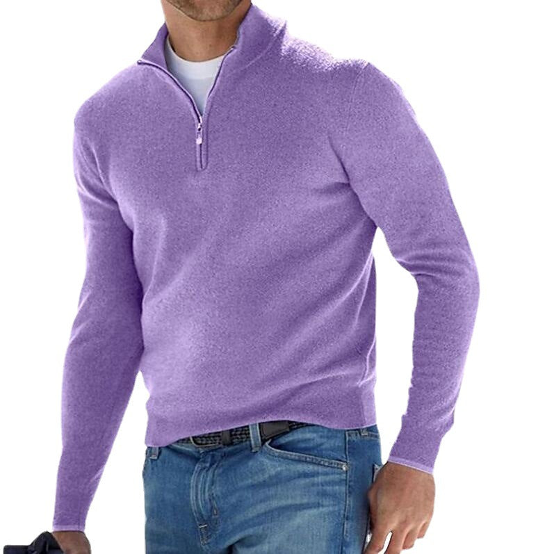 CALLUM | HALF-ZIP WINTER SWEATER Bennet & Stone London