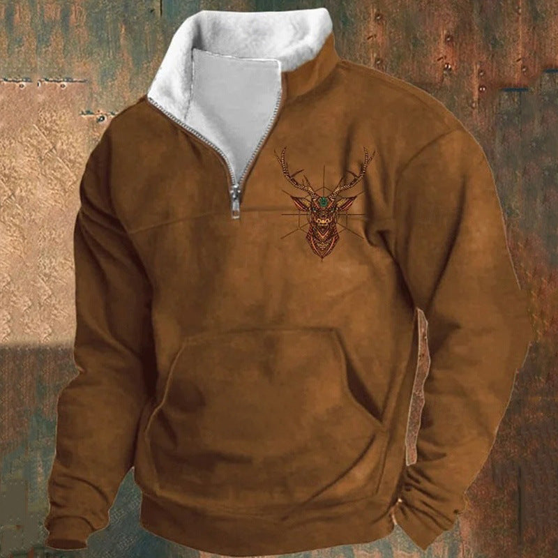 THOMAS | STAG PRINT JUMPER Bennet & Stone London