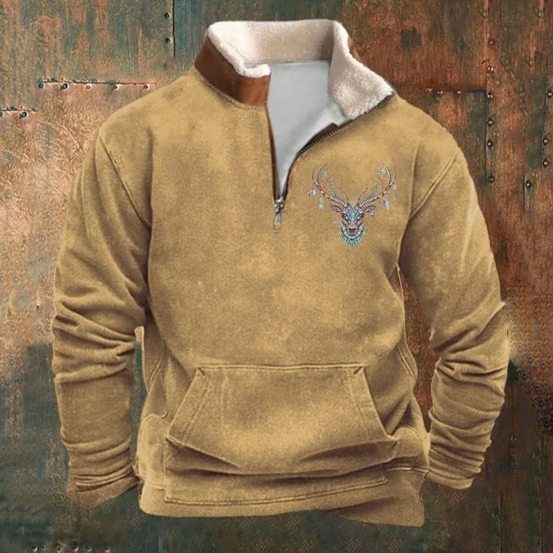 THOMAS | STAG PRINT JUMPER Bennet & Stone London