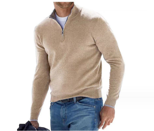 CALLUM | HALF-ZIP WINTER SWEATER Bennet & Stone London
