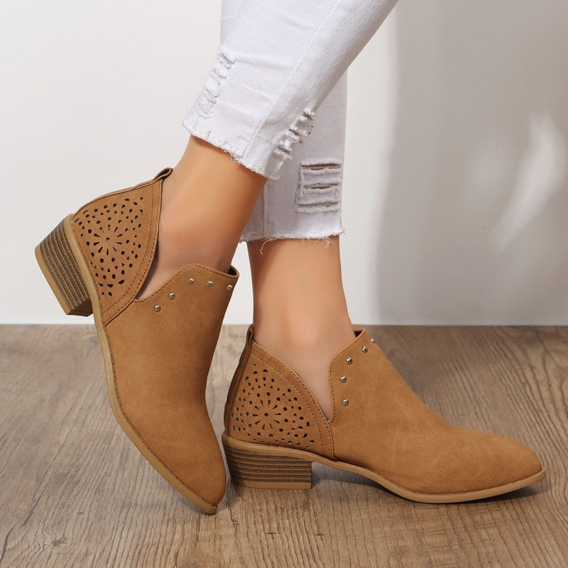  VIOLET | STYLISH EVERYDAY LOW BOOTS Bennet & Stone London
