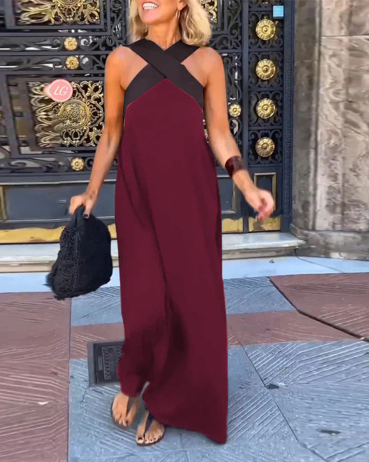 MIRANDA | CROSSOVER CUT DRESS Bennet & Stone London