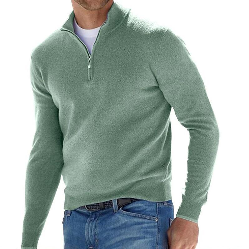 CALLUM | HALF-ZIP WINTER SWEATER Bennet & Stone London