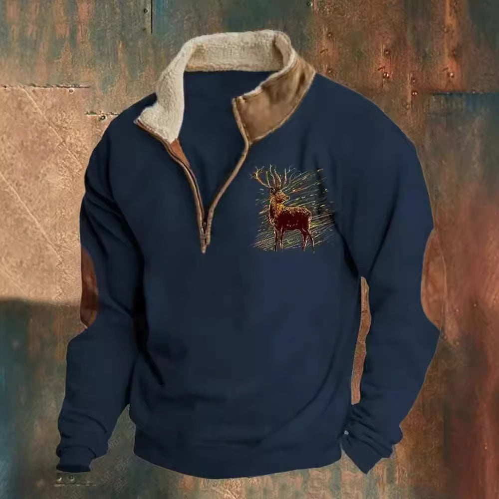 THOMAS | STAG PRINT JUMPER Bennet & Stone London